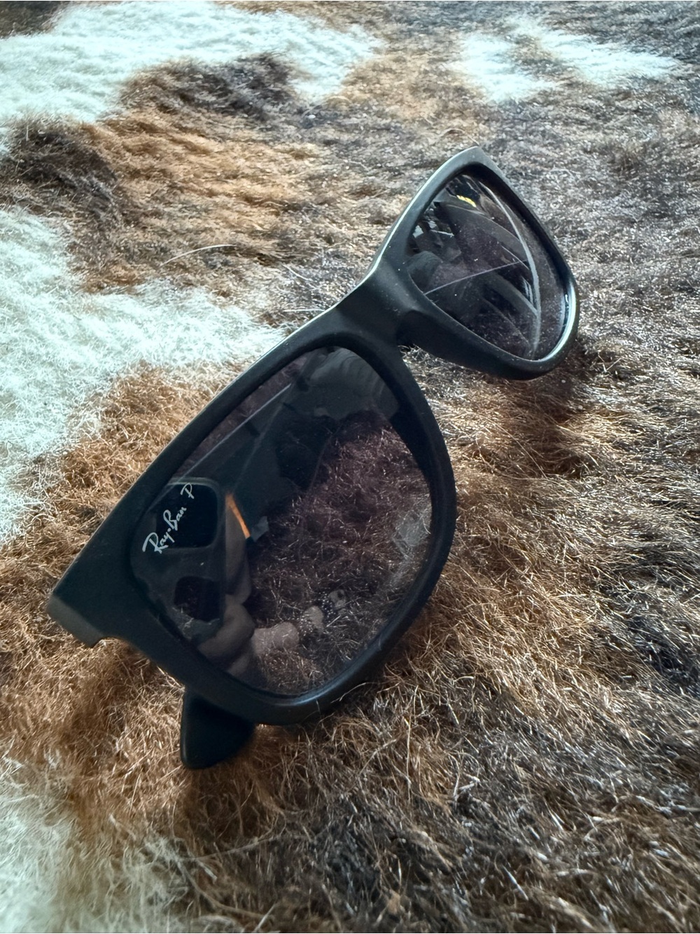 Ray-Ban Black Wayfarer-Style Sunglasses